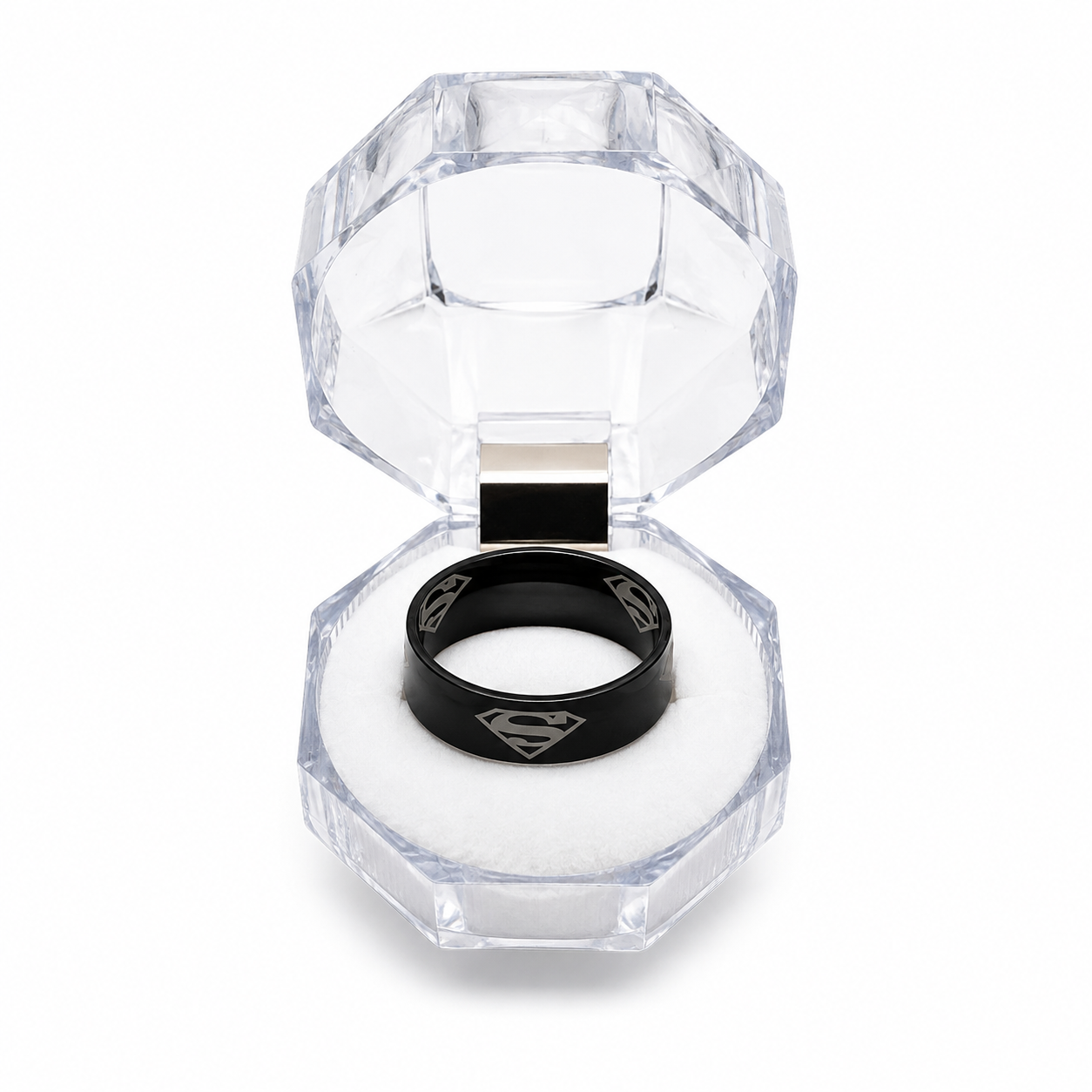 Superman Black Stainless Steel
