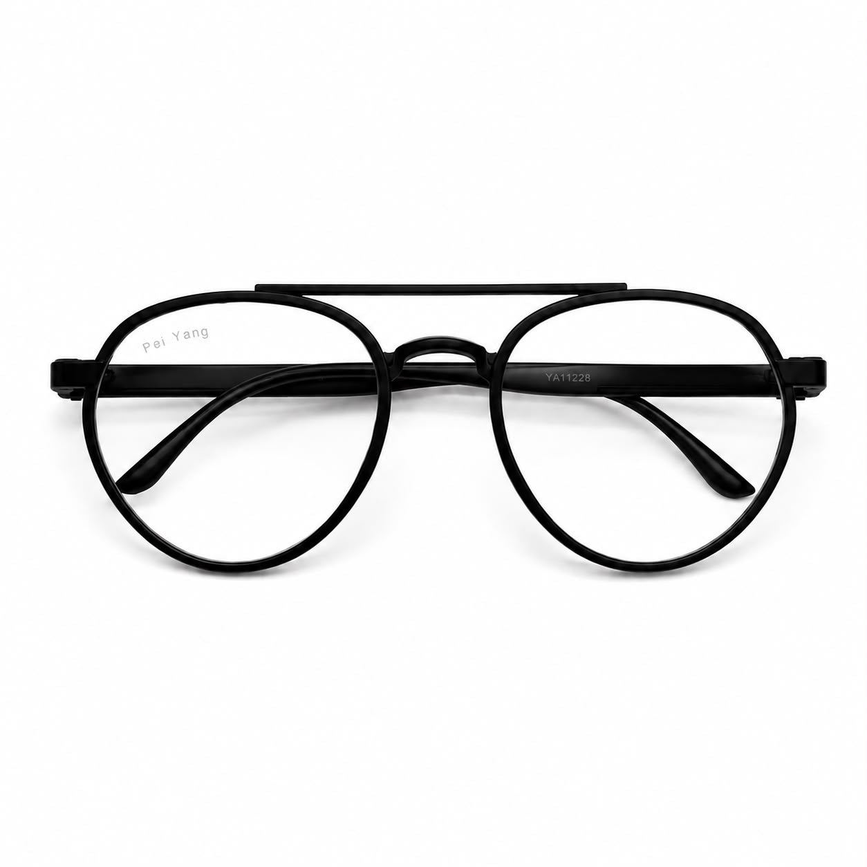 Monarch Black Transparent Lenses
