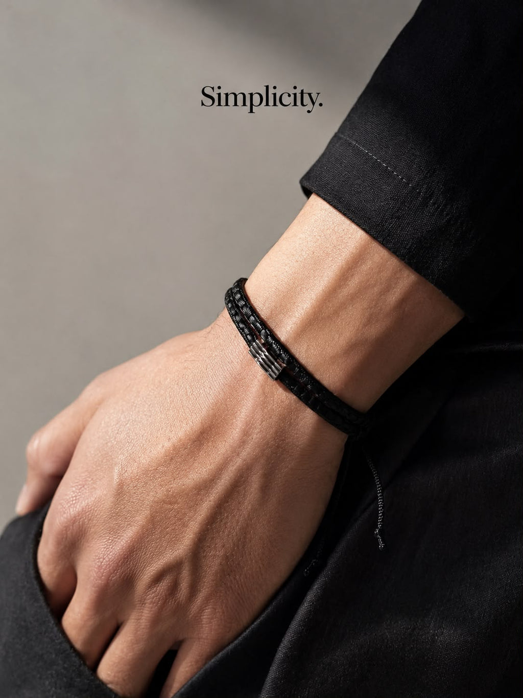 Noir Edge Men’s Bracelet & Ring Set
