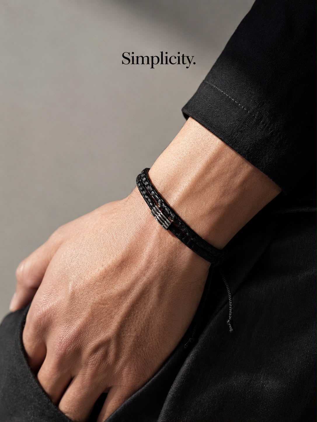 Noir Edge Men’s Bracelet & Ring Set