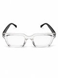 Clear Vision Transparent Square Glasses