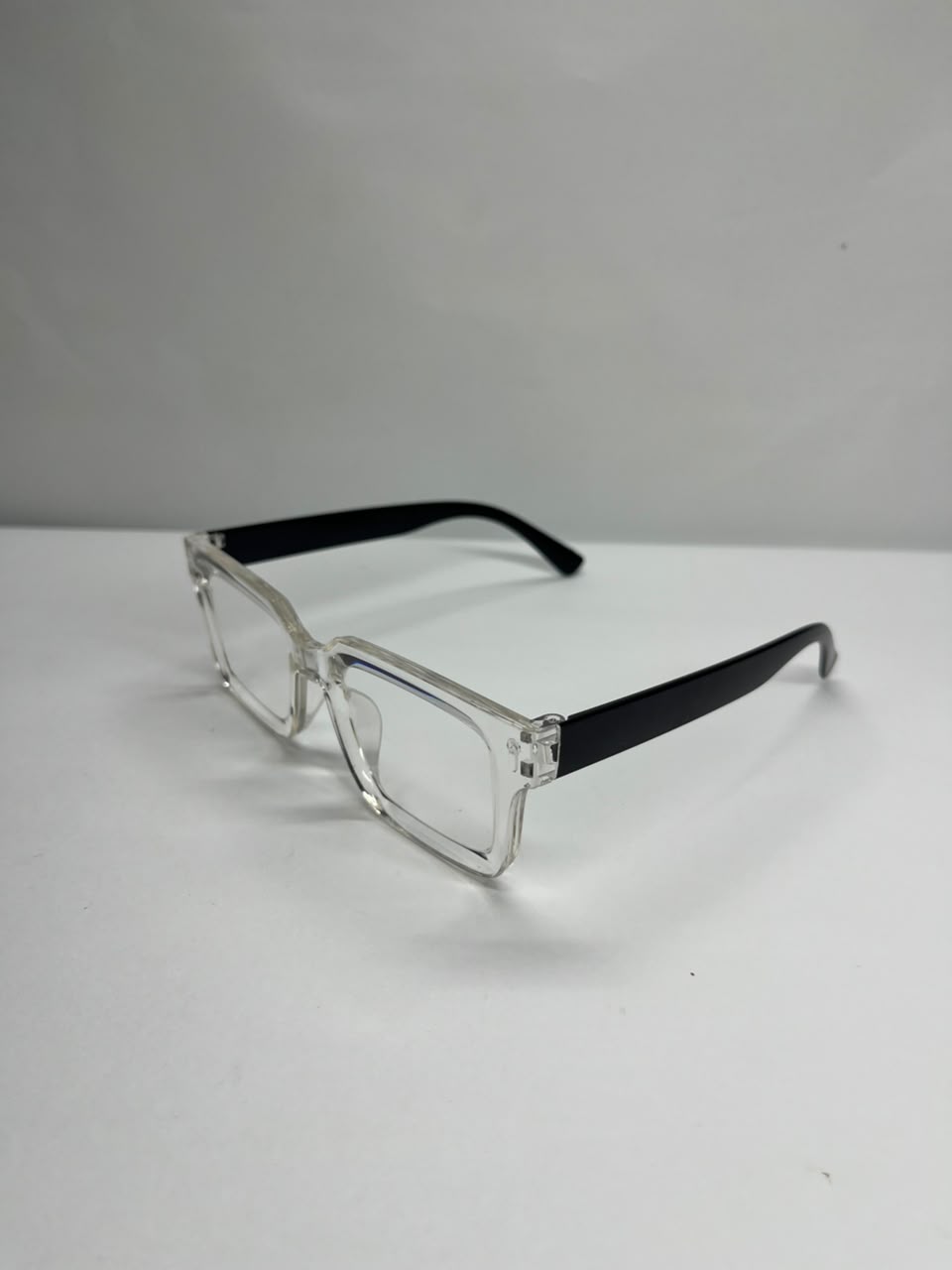 Clear Vision Transparent Square Glasses