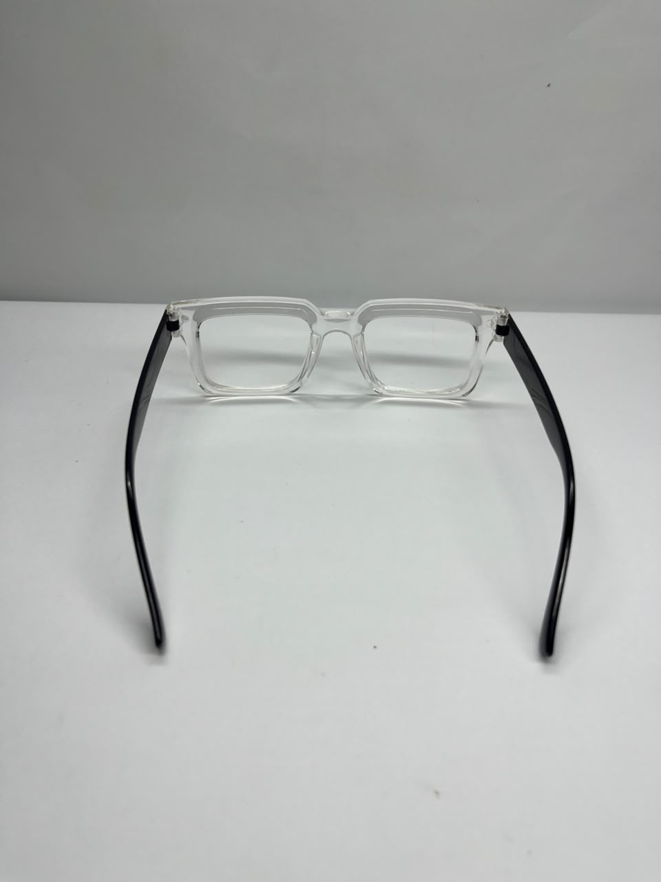 Clear Vision Transparent Square Glasses