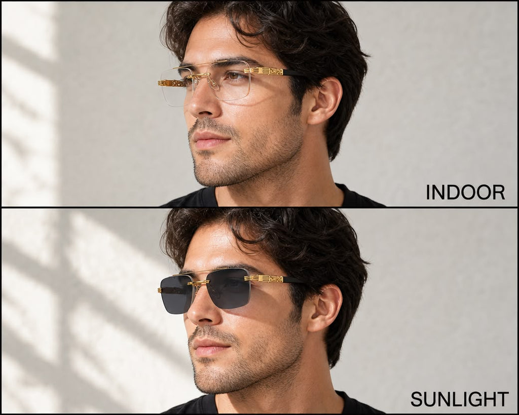 Royal Transition Luxe Sunglasses – Indoor to Sunlight