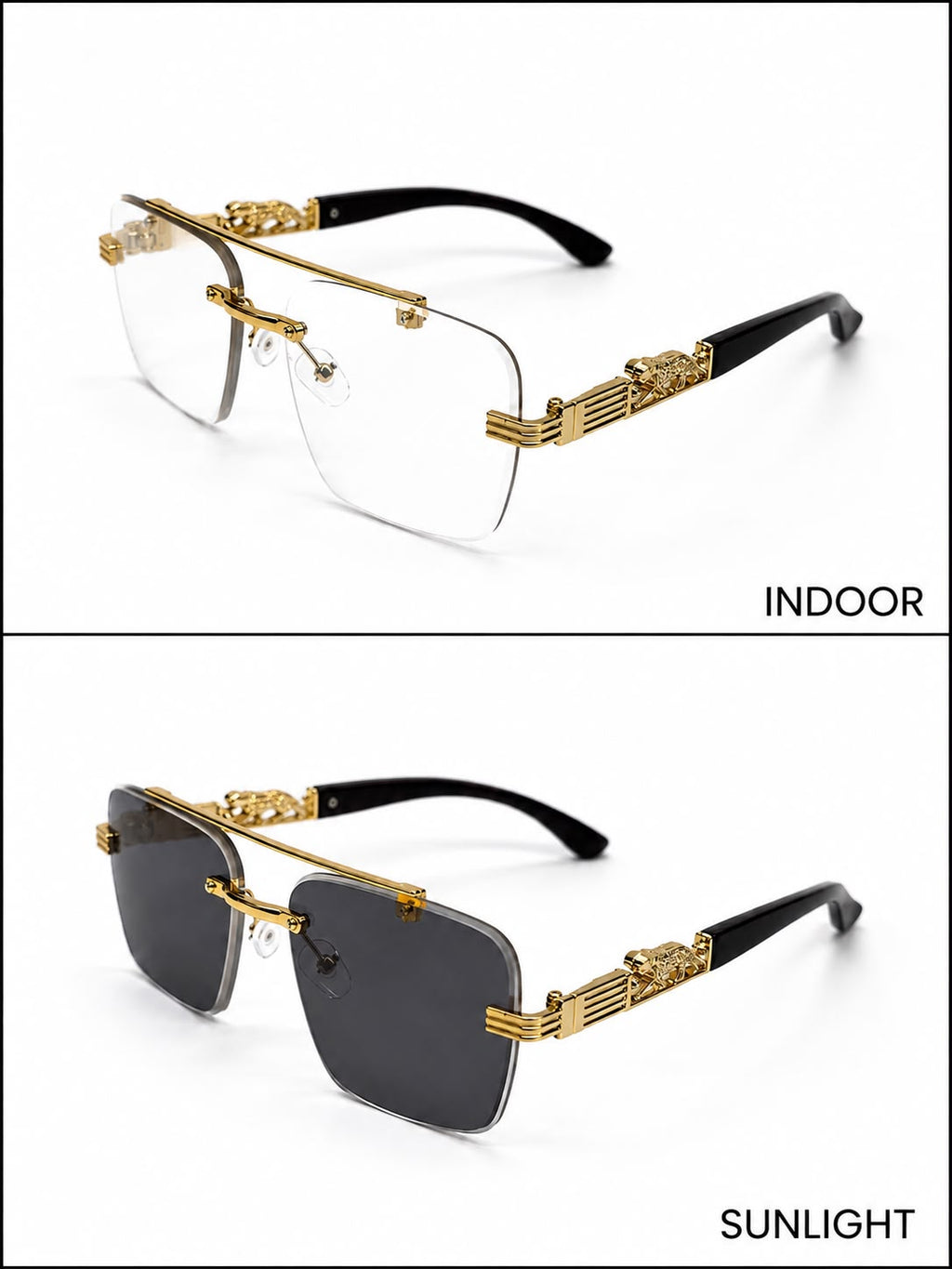Royal Transition Luxe Sunglasses – Indoor to Sunlight