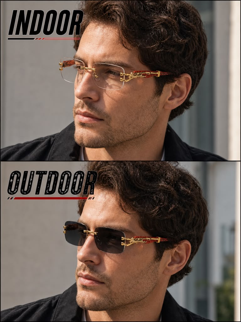 Ember Gold Transition Eyewear
