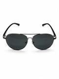 Bolon Double-Bridge Teardrop Aviator Sunglasses (specifically a hybrid modern-classic aviator design).