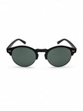 Classic Black Round Browline Glasses 🕶️